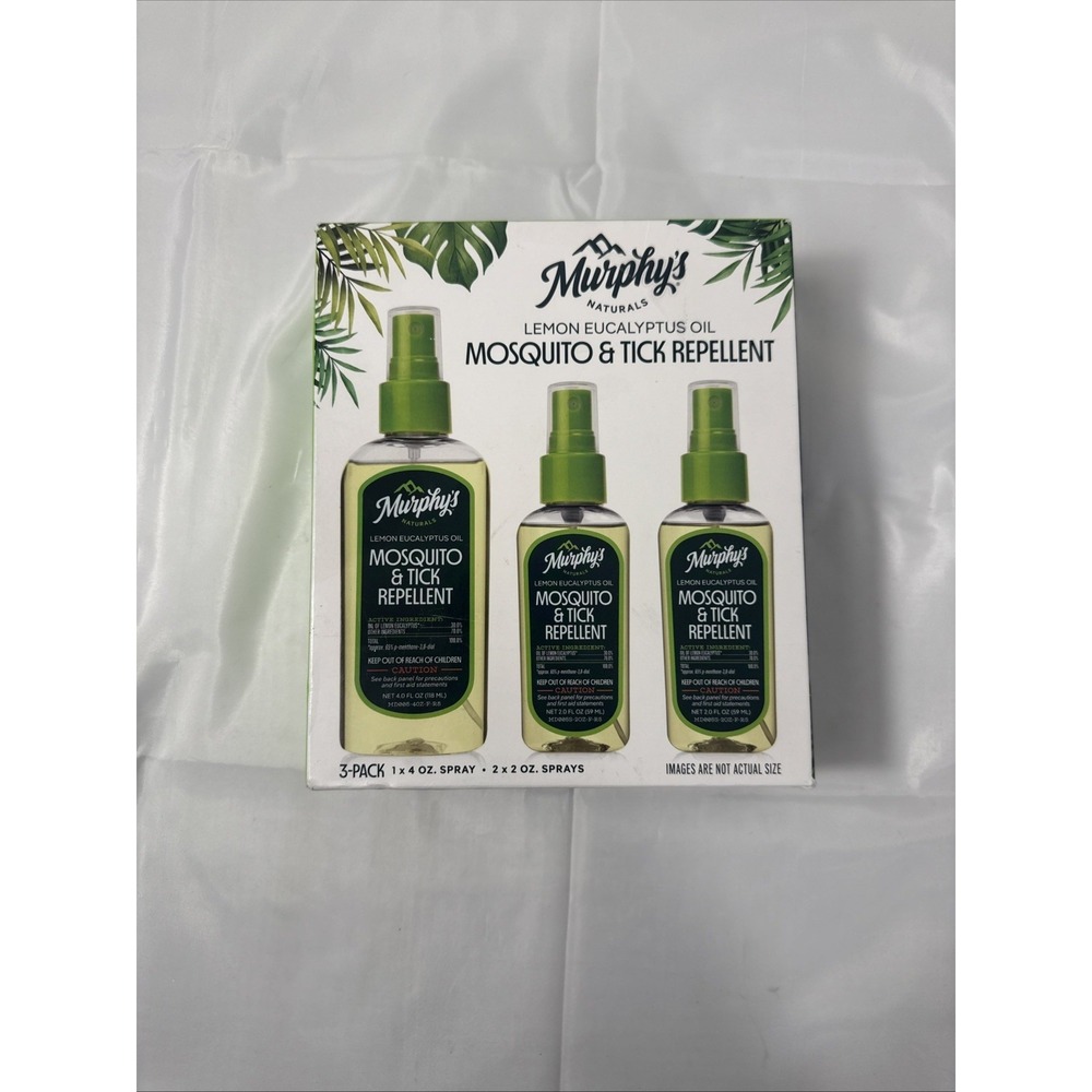 Murphy's Naturals - Mosquito &‎ Tick Repellent (3-Pack) - Lemon Eucalyptus